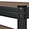 Regalux Schwerlastregal (H x B x T: 226 x 90 x 45 cm, Traglast pro Boden: 200 kg, Anzahl Böden: 7 Stk., Stecken, Anthrazit) | BAUHAUS