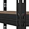 Regalux Schwerlastregal (H x B x T: 226 x 90 x 45 cm, Traglast pro Boden: 200 kg, Anzahl Böden: 7 Stk., Stecken, Anthrazit) | BAUHAUS