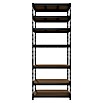 Regalux Schwerlastregal (H x B x T: 226 x 90 x 45 cm, Traglast pro Boden: 200 kg, Anzahl Böden: 7 Stk., Stecken, Anthrazit) | BAUHAUS