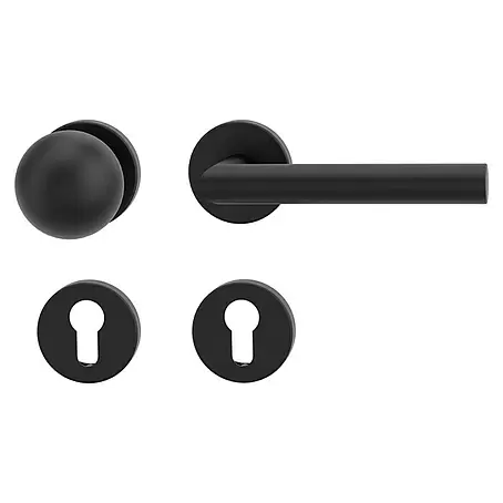 Diamond Doors Modern Wechselgarnitur L-Form Black