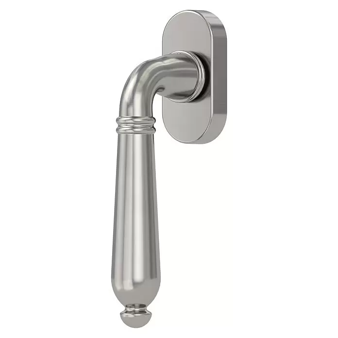 Diamond Doors Classic Fenstergriff Tucson - Samtgrau - Diagonale Ansicht