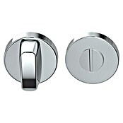 Diamond Doors Schlüsselschild (Durchmesser Rosette: 51 mm, Schlitzkopf/Olive, Edelstahl poliert) | BAUHAUS