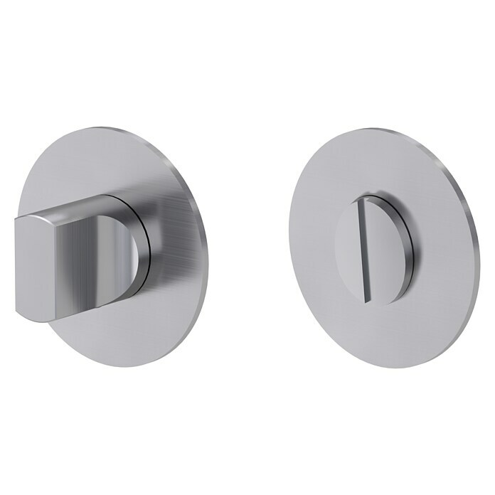 Diamond Doors Design Schlüsselschild (Durchmesser Rosette: 54 mm, Schlitzkopf/Olive, Edelstahl, Rund) | BAUHAUS