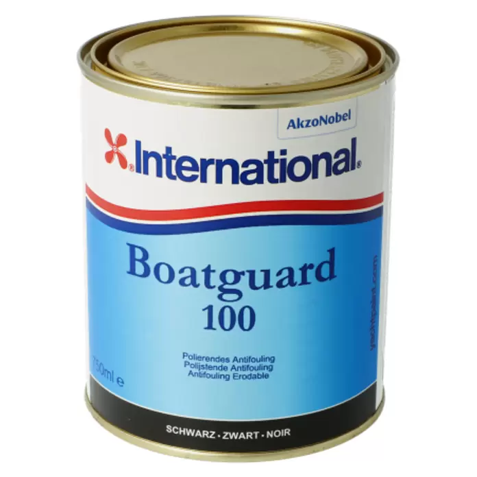 International Selbstpolierendes Antifouling Boatguard 100 - Schwarz, 750 ml