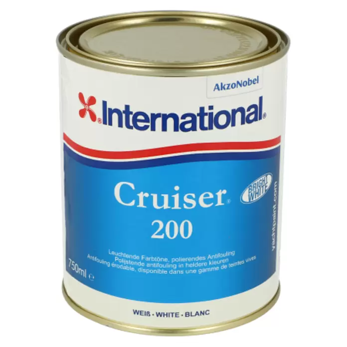 International Selbstpolierendes Antifouling Cruiser 200 - 750 ml, Weiß