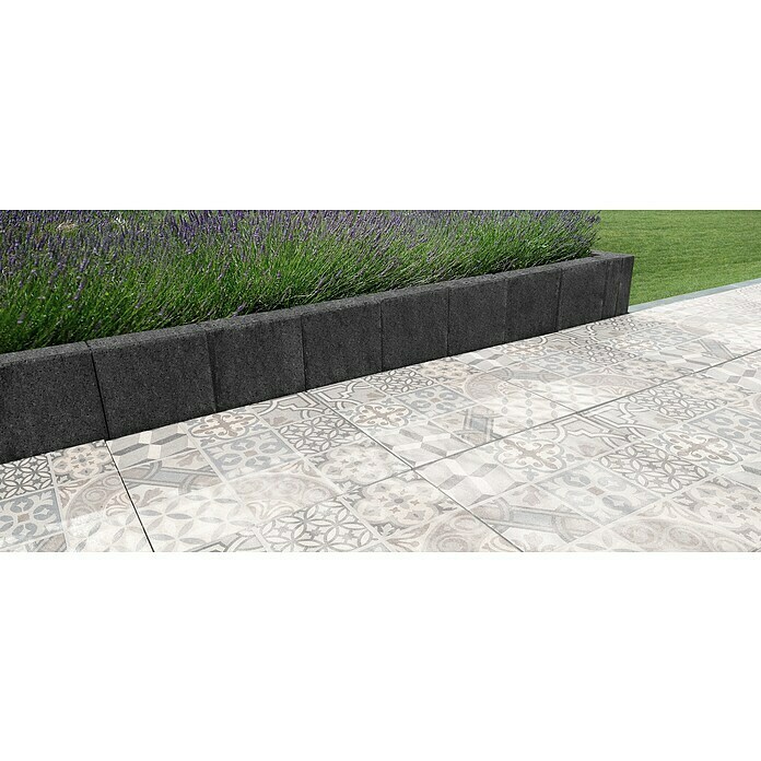 Diephaus Palisade Niles (120 x 20 x 8 cm, Basalt, Beton) | BAUHAUS