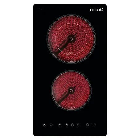 Cata  Placa de cocción vitrocerámica TD 3002 BK/B