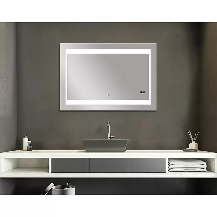 DSK Lichtspiegel Silver Futura - 100 x 70 cm - Stimmungsaufnahme