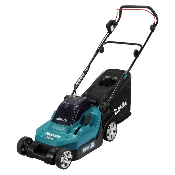 Makita LXT 18V Akku-Rasenmäher DLM382PM2 - 36 V, 2 Akkus, 4 Ah, Schnittbreite: 38 cm