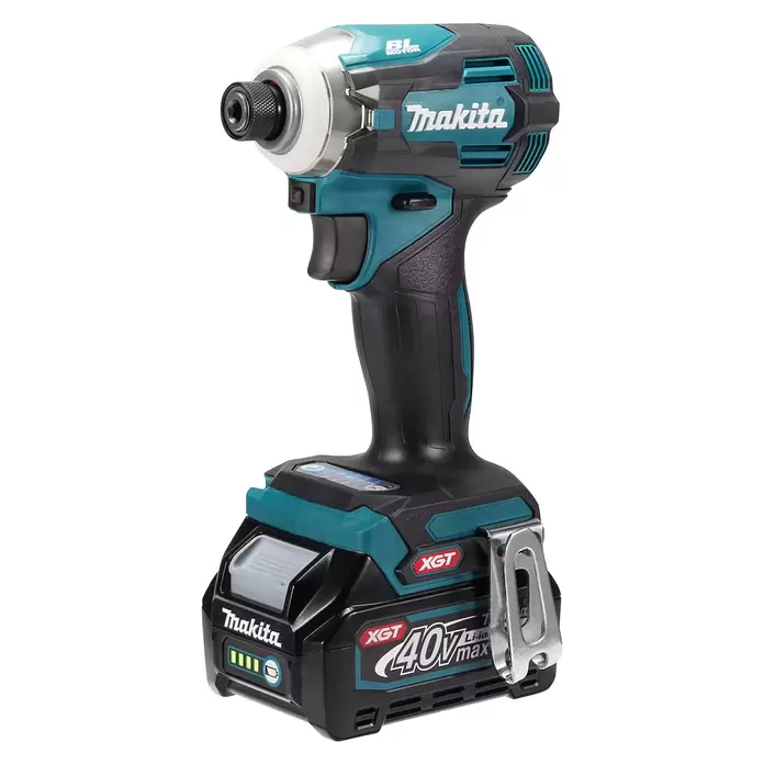 Makita XGT 40V max. Akku-Schlagschrauber TD001GD201 - 40 V, 2 Akkus, 2,5 Ah