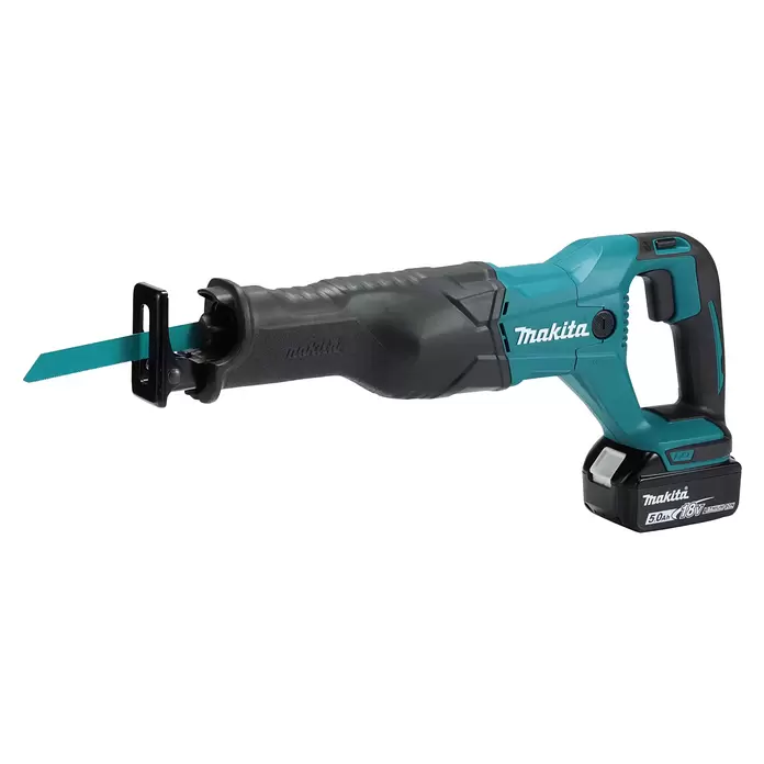 Makita LXT 18V Akku-Säbelsäge DJR186RT - 18 V, 1 Akku, 5 Ah, Leerlaufhubzahl: 0 /min - 2.800 /min