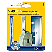 Schellenberg Gurtfix Maxi (Länge: 4,3 m, Gurtbreite: 23 mm, Grau)