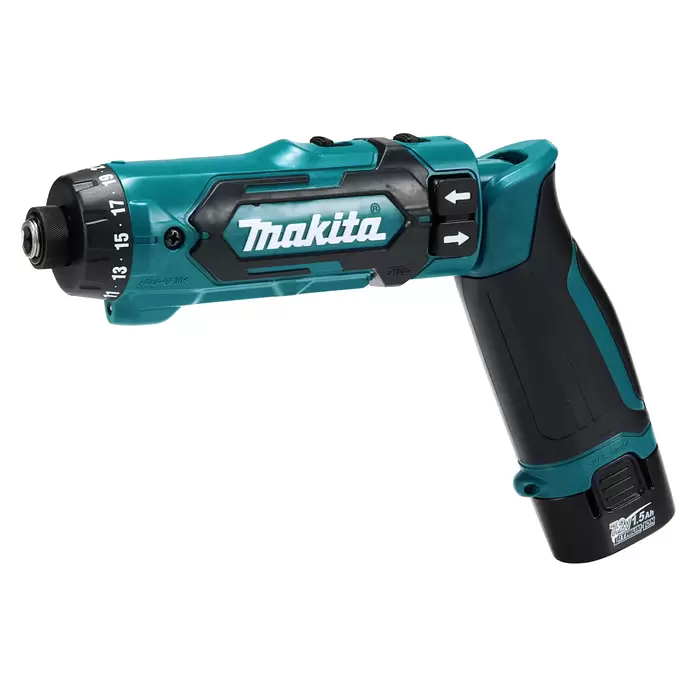 Makita Akkuschrauber DF012DSE - 7,2 V, 2 Akkus, 1,5 Ah