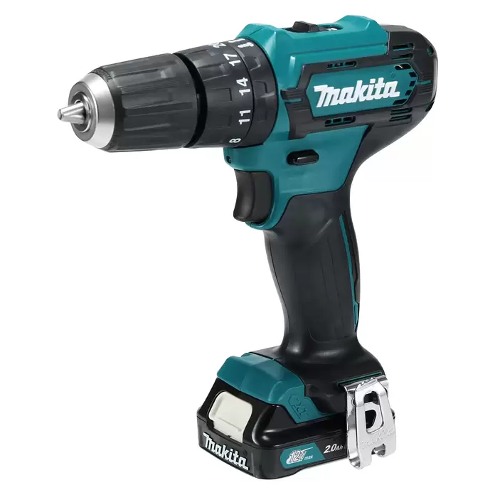 Makita CXT 12V max. Akku-Schlagbohrschrauber HP333DSAX1 - 12 V, 2 Akkus, 2 Ah, 30 Nm, 2 Akkus + Koffer inkl. Zubehör