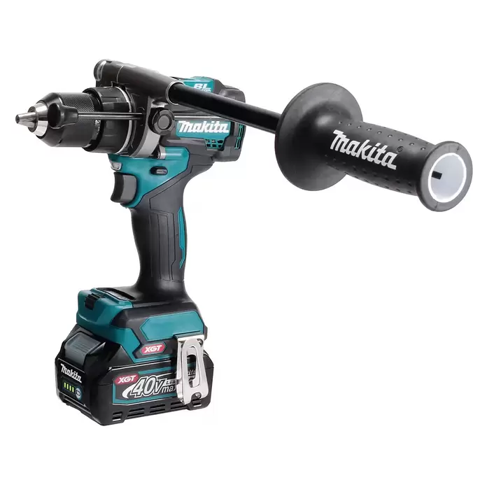 Makita XGT 40V max. Akku-Schlagbohrschrauber HP001GD201 - 40 V, 2 Akkus, 2,5 Ah, 41 Nm