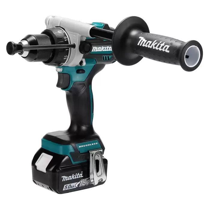 Makita LXT 18V Akku-Schlagbohrschrauber DHP486RTJ - 18 V, 2 Akkus, 5 Ah, 130 Nm