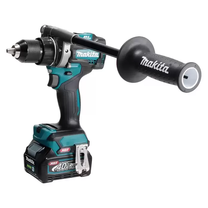 Makita XGT 40V max. Akku-Bohrschrauber DF001GD201 - 40 V, 2 Akkus, 2,5 Ah, 140 Nm
