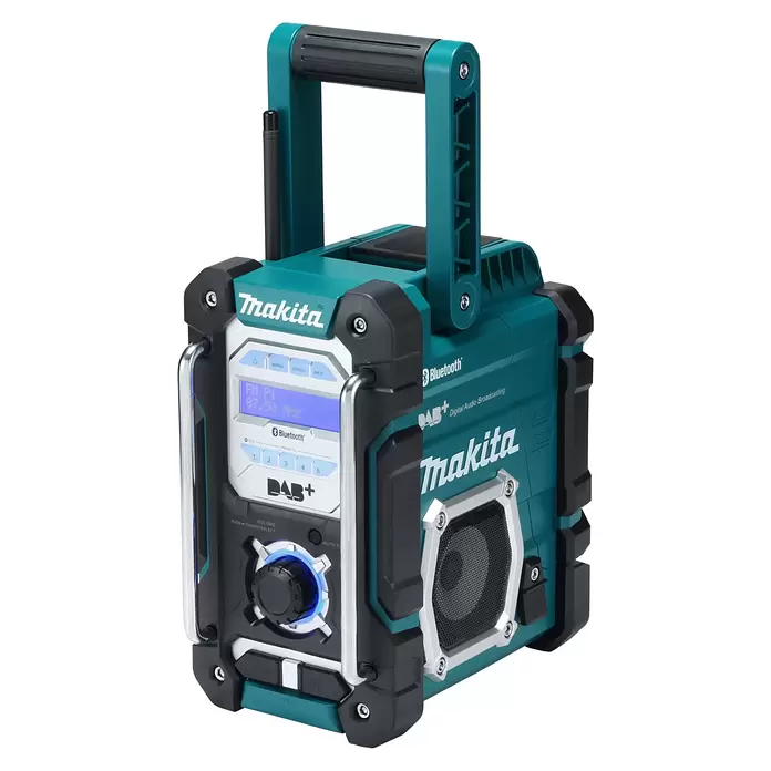 Makita LXT 18V Akku-Baustellenradio DMR112 - 18 V, Ohne Akku, Frequenz: 174.928 - 239.200 MHz (DAB/DAB+)