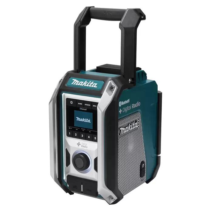 Makita LXT 18V Akku-Baustellenradio DMR115 - 18 V, Ohne Akku, Frequenz: 174.928 - 239.200 MHz (DAB/DAB+)