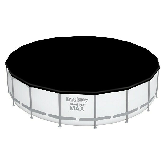 Bestway Opzetzwembad Steel Pro MAX (Ø x h: 549 x 122 cm, Grijs, 23.062 l) | BAUHAUS
