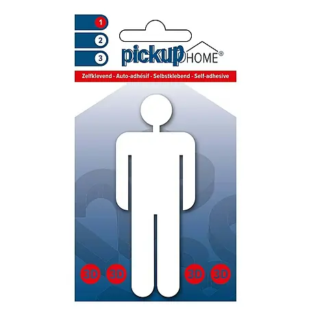 Pickup 3D Home WC-Aufkleber
