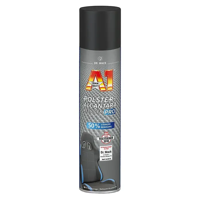 Dr. Wack Polsterreiniger A1 - 400 ml - Sprühdose A1 Polster- und Alcantara-Reiniger Pro von Dr. Wack, für die professionelle Reinigung und Pflege von Polstern und Alcantara.