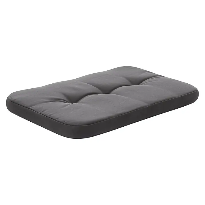 SmartStore Collect Sitzkissen - L x B x H: 58 x 38 x 4,5 cm, SmartStore Mülltrennsystem Collect - Graues Sitzkissen mit Knopfheftung, ideal für zusätzlichen Komfort und Stil auf Stühlen oder Bänken. Gemütliches Accessoire für Ihr Zuhause.