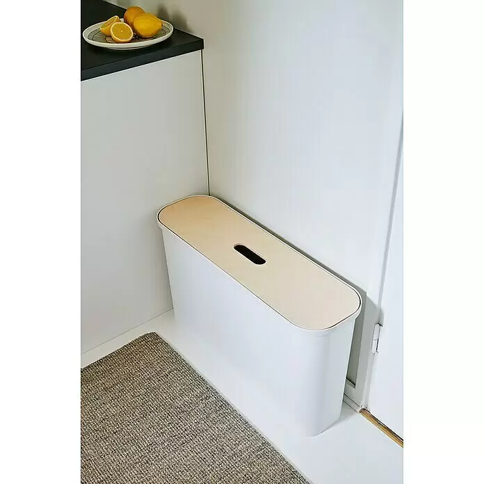 SmartStore Collect Mülltrennsystem Slim - 46 l, Weiß, Rechteckig, Kunststoff - Stimmungsaufnahme