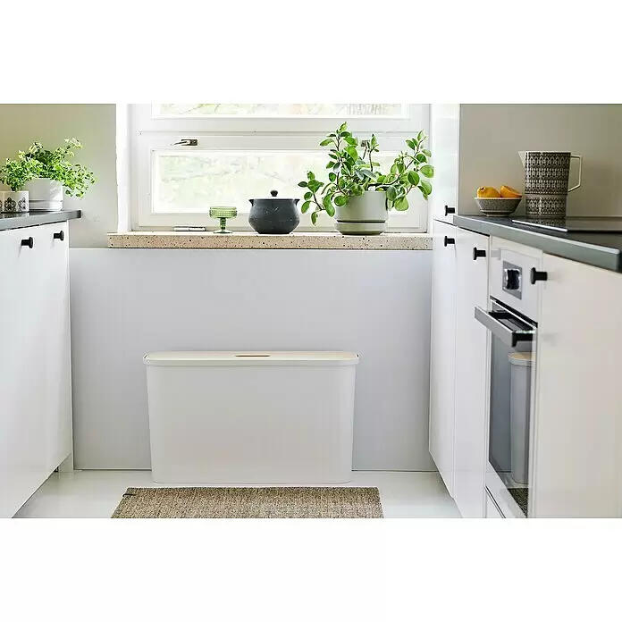 SmartStore Collect Mülltrennsystem Slim - 46 l, Weiß, Rechteckig, Kunststoff - Stimmungsaufnahme