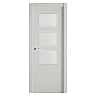 Pack puerta acristalada Nebraska (62,5 x 203 cm, Derecha, Maciza aligerada, Vidriera)