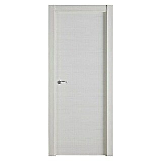 Pack puerta de interior Nebraska (62,5 x 203 cm, Derecha, Maciza aligerada, Gris claro, Ciega)