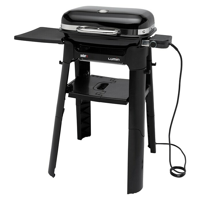 Weber Barbecue électrique Lumin Compact noir avec support