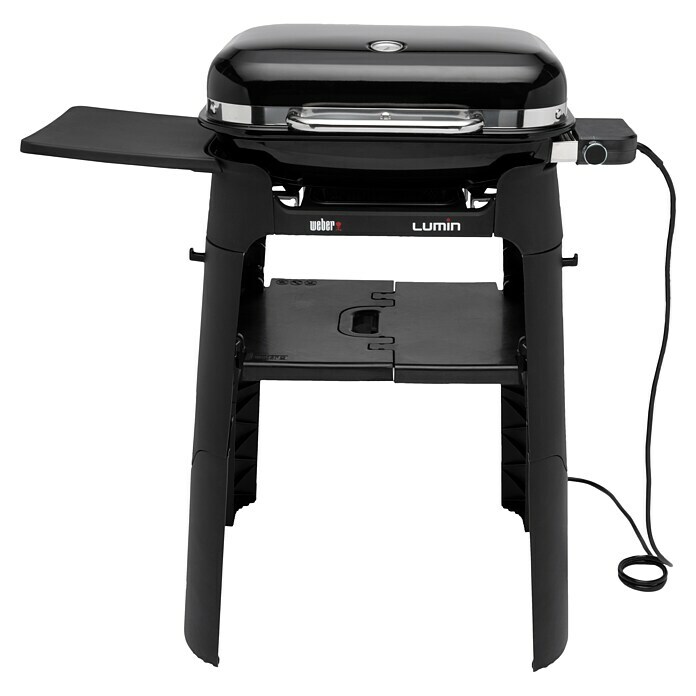Weber Barbecue elettrico Lumin nero con supporto