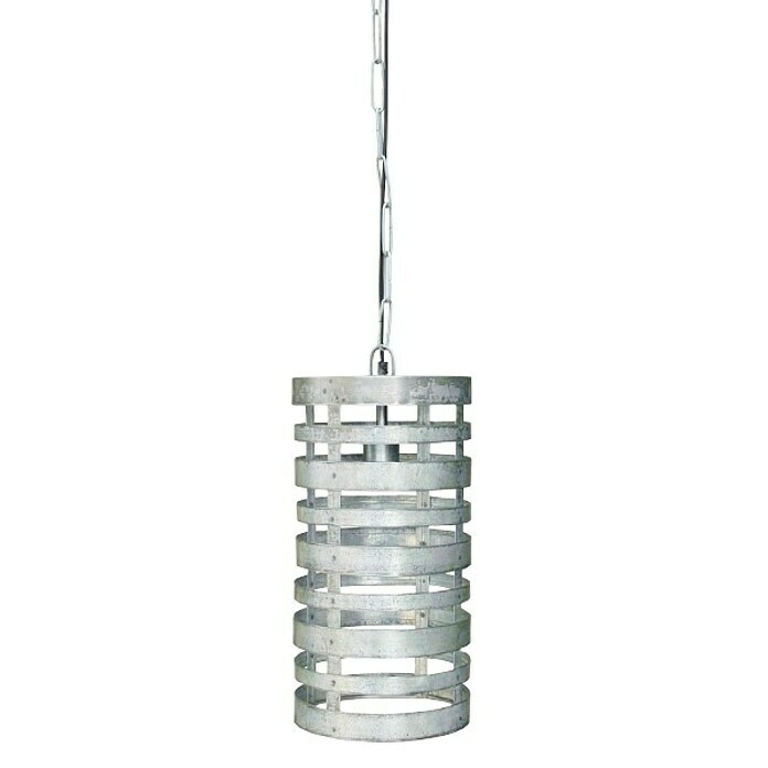 Tween Light Lámpara colgante redonda LOTA (60 W, Plateado, Ø x Al: 20 mm x 37 cm)
