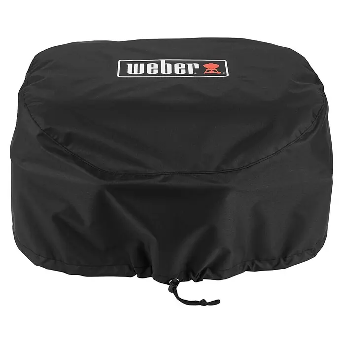 Weber Premium Grill-Schutzhülle Lumin - Passend für: Weber Elektrogrill Lumin, Kunststoff - Schwarze Weber Grillabdeckung zum Schutz vor Wettereinflüssen und Staub. Die Abdeckung ist wasserabweisend und langlebig.