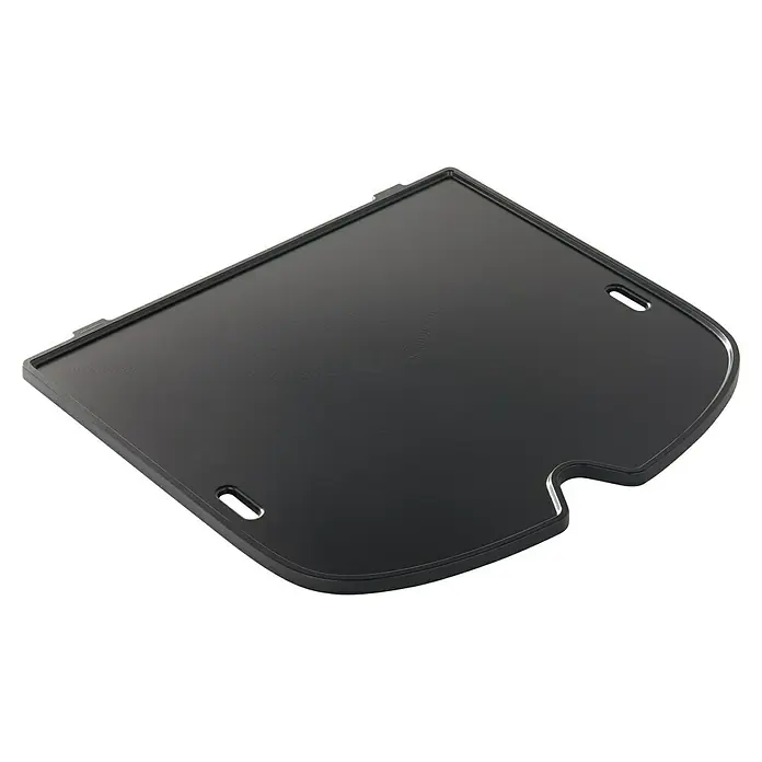Weber Grillplatte Traveler - Metall, Passend für: Weber Gasgrill Traveler - Schwarze Grillplatte mit erhöhten Rändern, perfekt zum Kochen im Freien. Ideal für Grillabende und Camping.