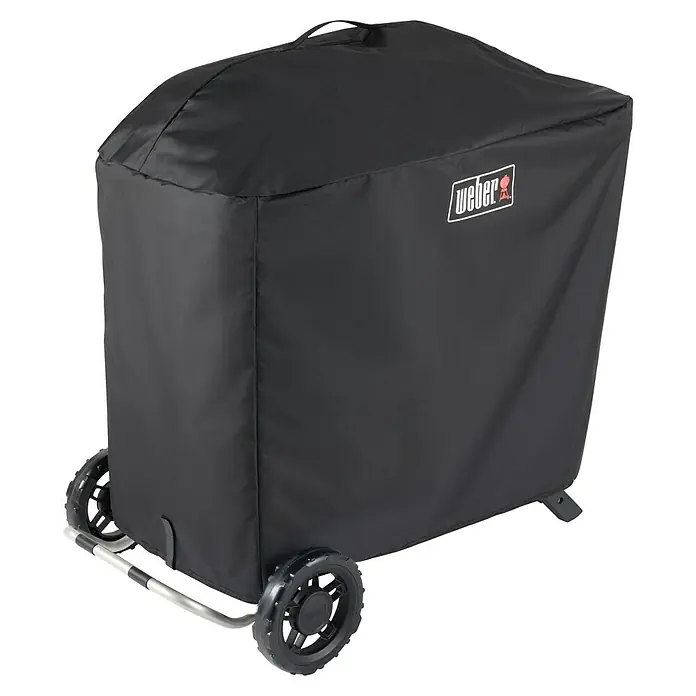 Weber Grill-Schutzhülle Traveler - Passend für: Weber Gasgrill Traveler, Kunststoff - Schwarze Weber-Grillabdeckung, die den Grill vor Witterungseinflüssen schützt und die Lebensdauer des Grills verlängert.