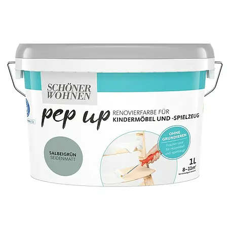 SCHÖNER WOHNEN-Farbe Pep up Renovierfarbe für Kindermöbel und -spielzeug