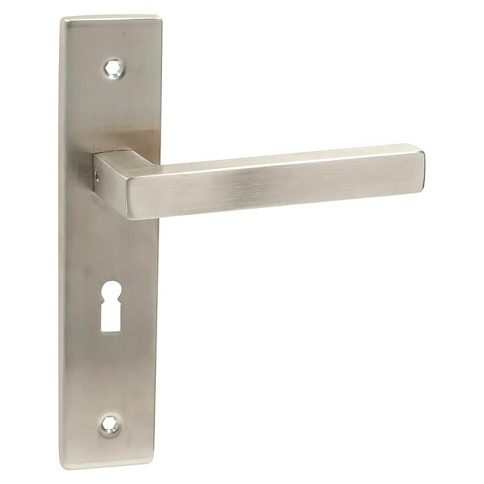 Deurklink Sleutelgat 56 mm Cubic (Roestvrij staal) | BAUHAUS