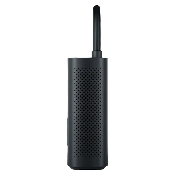 Xiaomi Compresor Mi Portable Electric Air - Capacidad: 2.000 mAh - Purificador de aire Xiaomi negro con superficie perforada y antena. Perfecto para una calidad de aire interior más limpia.