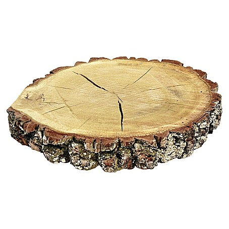Baumscheibe (Durchmesser: 50 cm, Eiche, Unbehandelt)