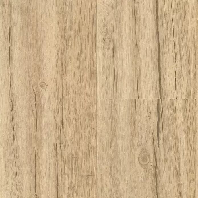 Parador Vinylbodenmuster Basic 5.3 Eiche Memory geschliffen - 200 x 225 x 5,3 mm, Landhausdiele - Draufsicht