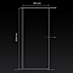 Diamond Doors Glasschiebetür 506 (935 x 2 058 mm, Einscheibensicherheitsglas (ESG), Milchglas) | BAUHAUS
