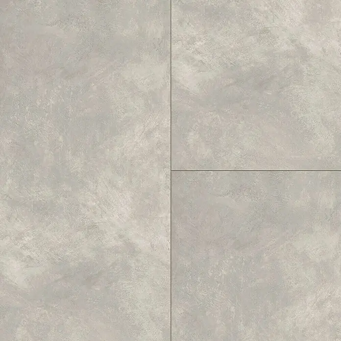 Parador Designboden Modular One - Beton Hellgrau, Fliese, 853 x 400 x 8 mm - Hier sind die grauen Zementfliesen dargestellt, die ein modernes und stilvolles Design mit subtilen Texturen und Farbtönen bieten.