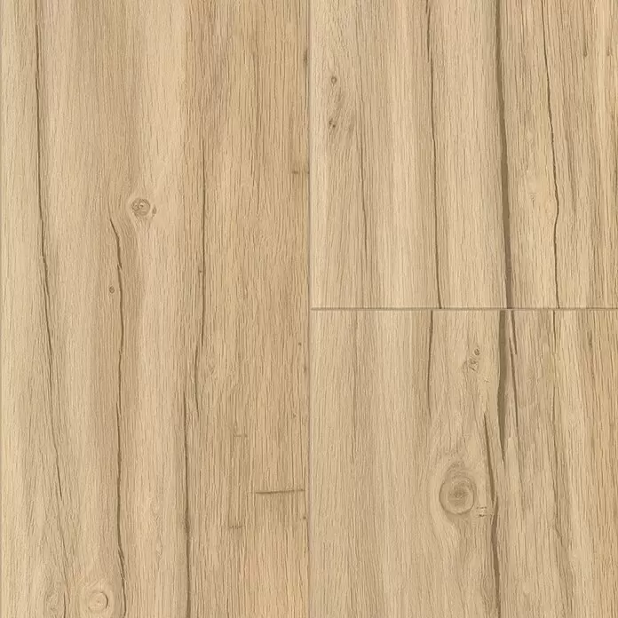 Parador Vinylbodenmuster Basic 30 Eiche Memory geschliffen - 200 x 216 x 9,4 mm, Landhausdiele - Draufsicht