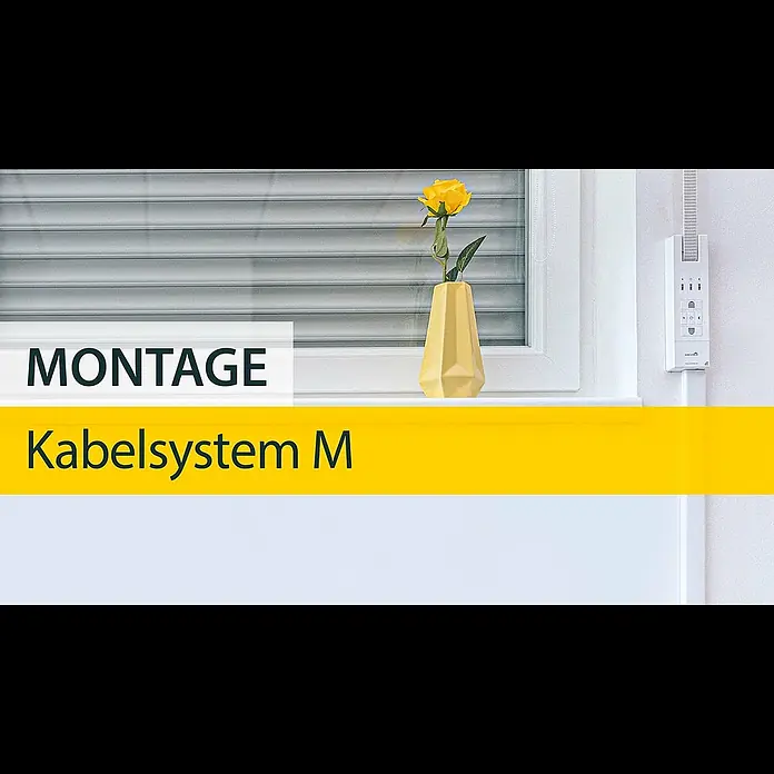 Schellenberg Kabelkanal System M Erweiterung - L x B x H: 2.100 x 35 x 15 mm, Weiß - Stromkabel einfach verlegen - Kabelsystem M - Montage