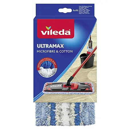 Vileda Ultramax Ersatz-Bezug Microfibre + Cotton