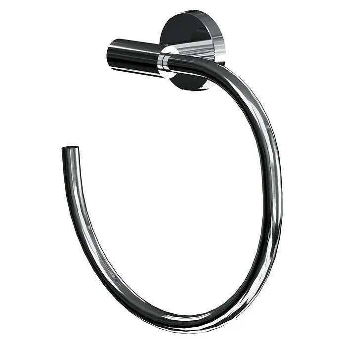 Camargue Monaco Handtuchring - Edelstahl, Verchromt - Ein schicker, runder Handtuchhalter aus Chrom. Perfekt für jedes Badezimmer, vereint er Stil und Funktionalität.