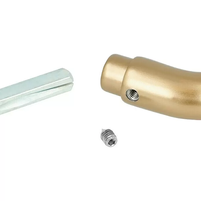 Portaferm Drückerpaar - Bronze, U-Form - Detailaufnahme
