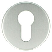 Portaferm Schlüsselschild (Durchmesser Rosette: 55 mm, Lochung: Profilzylinder PZ, Silber)